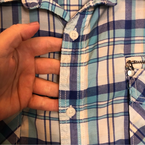 Helix Men’s Plaid Button Down Shirt with Double Pockets. Size XXL - Picture 5 of 12